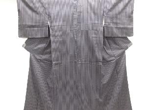 大正ロマン　縞織り出し着物